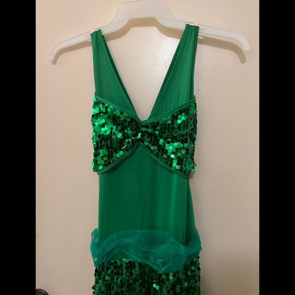 Charade’s Women's Green Sequin Mermaid Costume - NEW - Picture 4 of 13